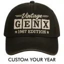 Vintage Gen X Customize Hat, Gen X 1965 1980 Edition Cap