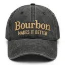 Bourbon Makes It Better Washed Hat