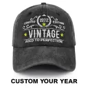 Custom Year Vintage Limited Edition Cap