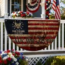 We The People 250 Years Patriotic Semicircular Flag