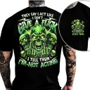 Gen X Custom Year "Not Acting" Skull T-Shirt