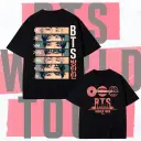 Minimal BTS World Tour 2026 Concert T-Shirt