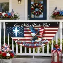 One Nation Under God 250 Years of Blessing Semicircular Flag