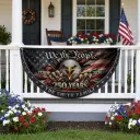 Custom Family Name We The People 250 Years Semicircular Flag
