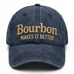 Bourbon Makes It Better Washed Hat thumbnail 2