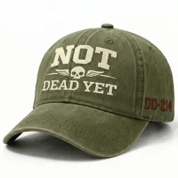 Not Dead Yet, DD214 - Washed Hat thumbnail 3