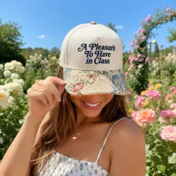 A Pleasure To Have In Class Embroidered Cap thumbnail 5