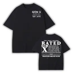 Gen X Rated Adulting Since Elementary School T-Shirt thumbnail 1