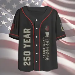 We The People 250 Year Eagle Baseball Jersey Shirt thumbnail 2