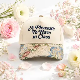 A Pleasure To Have In Class Embroidered Cap thumbnail 4