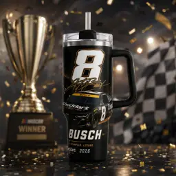 Kyle Busch Number 8 Racing Fan Tumbler thumbnail 3