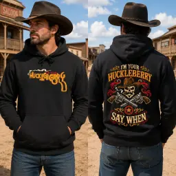 Tombstone Doc Holliday I’m Your Huckleberry Say When Shirt thumbnail 3