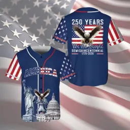 America 250 Years We The People Baseball Jersey Collection thumbnail 2