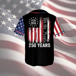 America 250 Years We The People Baseball Jersey thumbnail 5