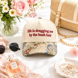 Life Is Dragging Me By The Bush Hair Cap thumbnail 1