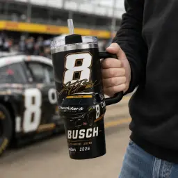Kyle Busch Number 8 Racing Fan Tumbler thumbnail 4