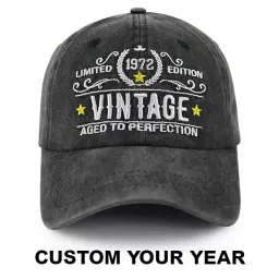 Custom Year Vintage Limited Edition Cap thumbnail 1
