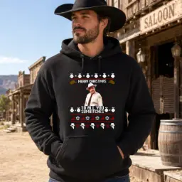 Western Merry Christmas Funny Shirt thumbnail 3