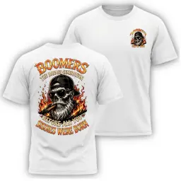 Custom Year Boomers Badass Generation T-Shirt thumbnail 4