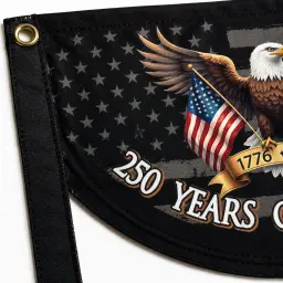 250 Years of Freedom  Semicircular Flag thumbnail 5