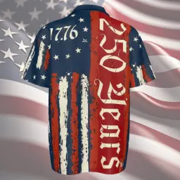 1776 250 Years Patriotic Baseball Jersey Shirt thumbnail 3