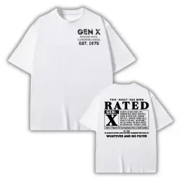 Gen X Rated Adulting Since Elementary School T-Shirt thumbnail 2