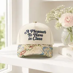 A Pleasure To Have In Class Embroidered Cap thumbnail 3