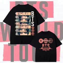 Minimal BTS World Tour 2026 Concert T-Shirt thumbnail 1