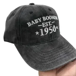 Baby Boomer Customize Hat, Baby Boomer Cap, Baby Boomer Hat thumbnail 1