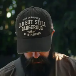 100% Dangerous Old But Still Dangerous Club Member Hat thumbnail 2