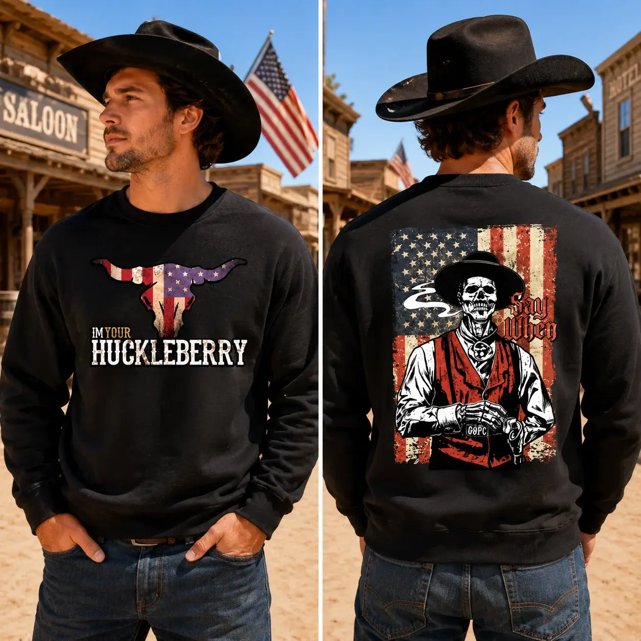 Tombstone Doc Holliday I’m Your Huckleberry Say When Shirt