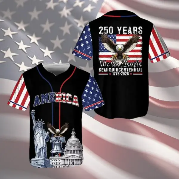 America 250 Years We The People Baseball Jersey Collection