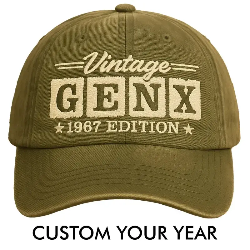 Vintage Gen X Customize Hat, Gen X 1965 1980 Edition Cap