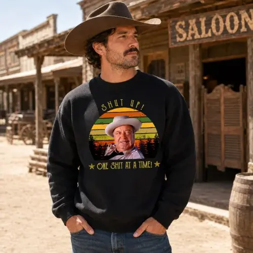 Retro Western Cowboy Funny Quote Shirt