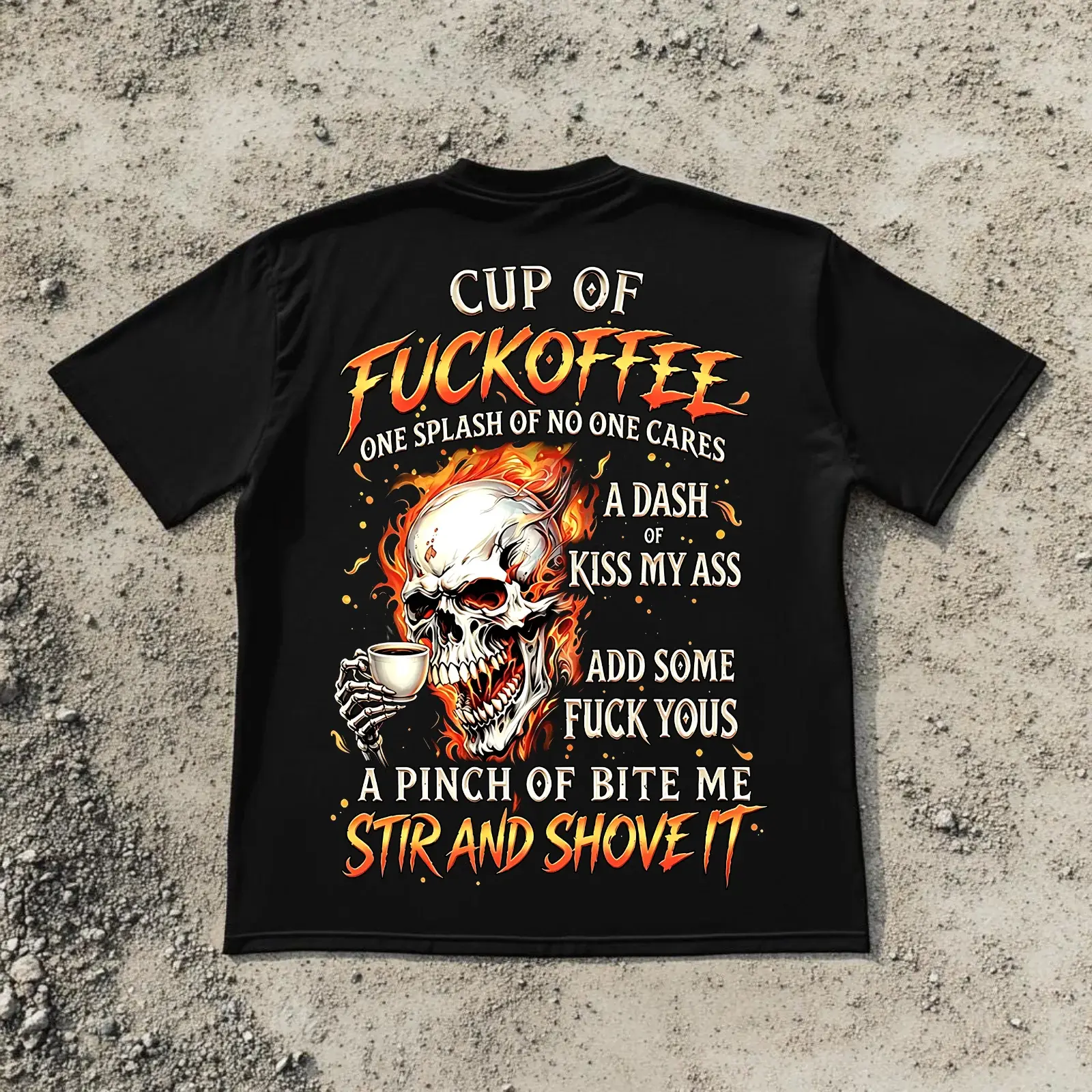 Gen X Custom Birth Year Skull Shirt –  Cup Of Fuckoffee Graphic Tee