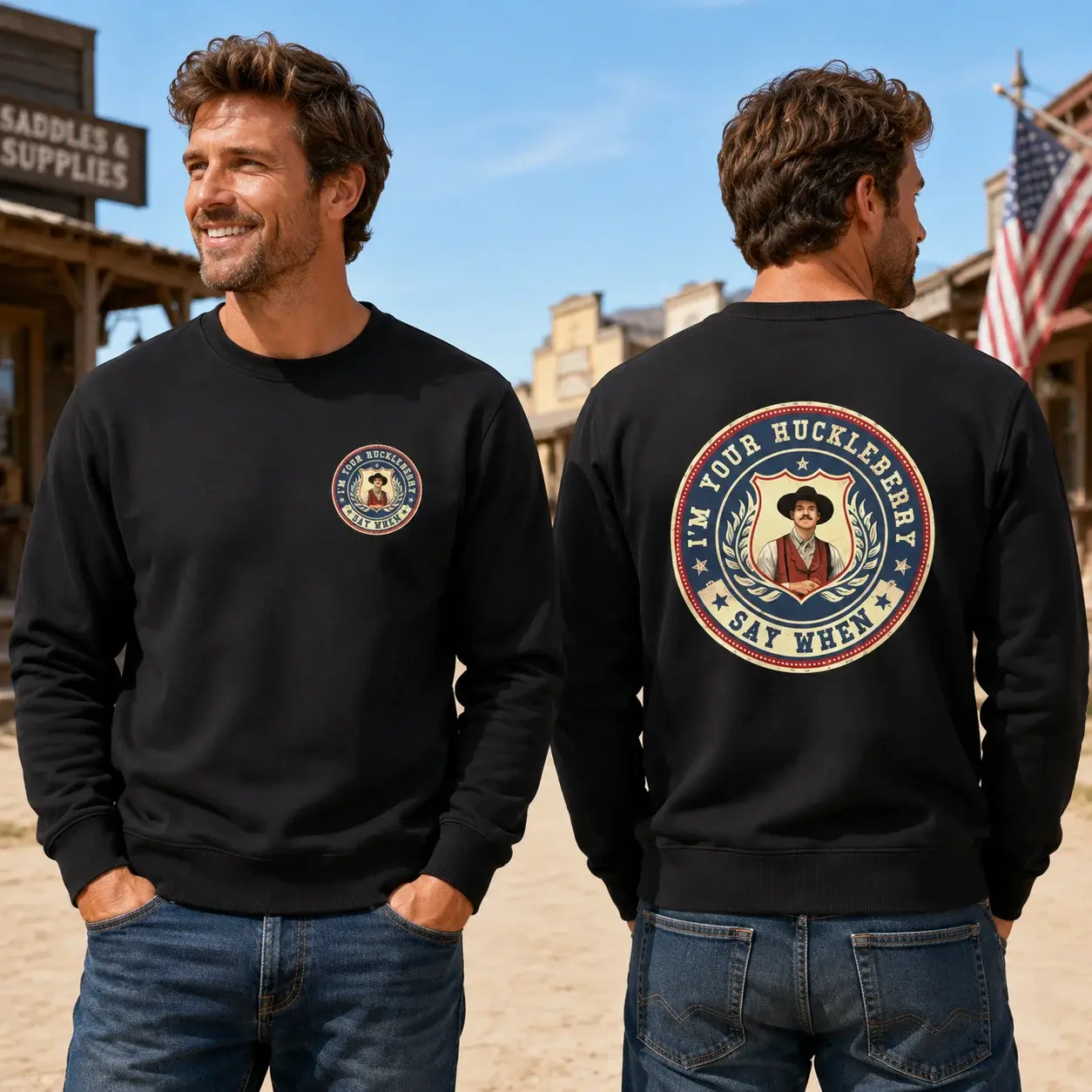 Tombstone I’m Your Huckleberry Say When Shirt