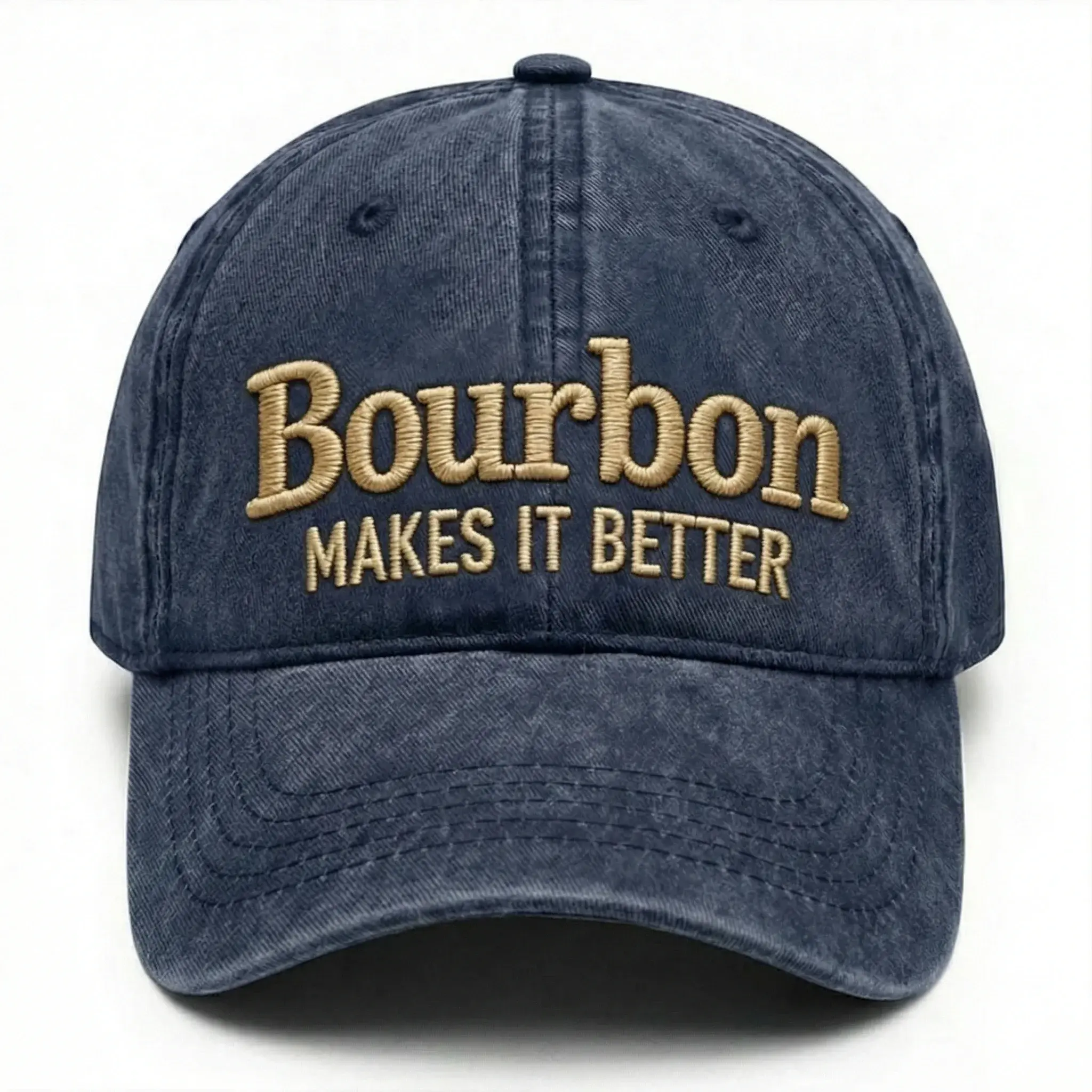 Bourbon Makes It Better Washed Hat