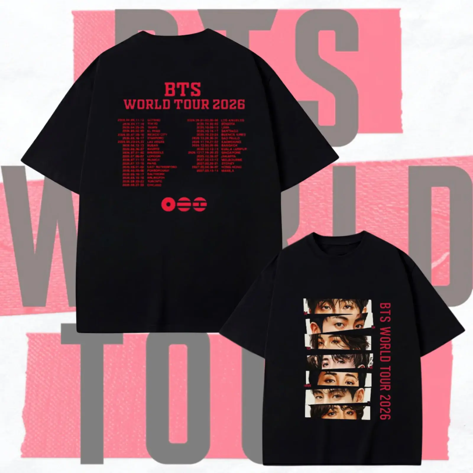 BTS World Tour 2026 Fan T-Shirt