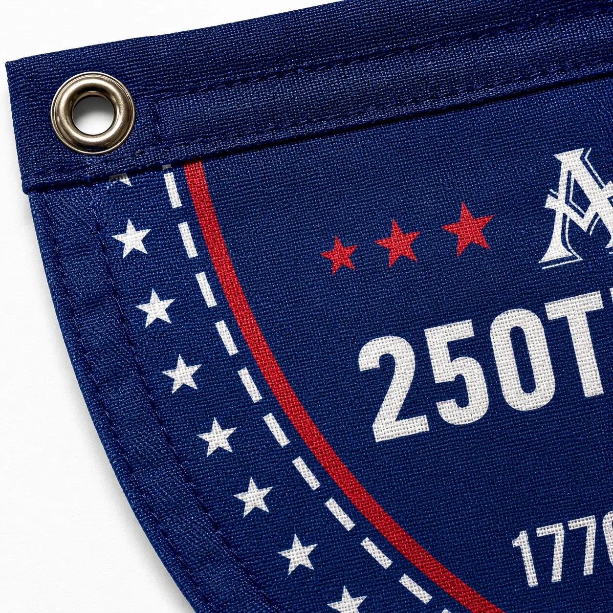America 250th Anniversary Semicircular Flag