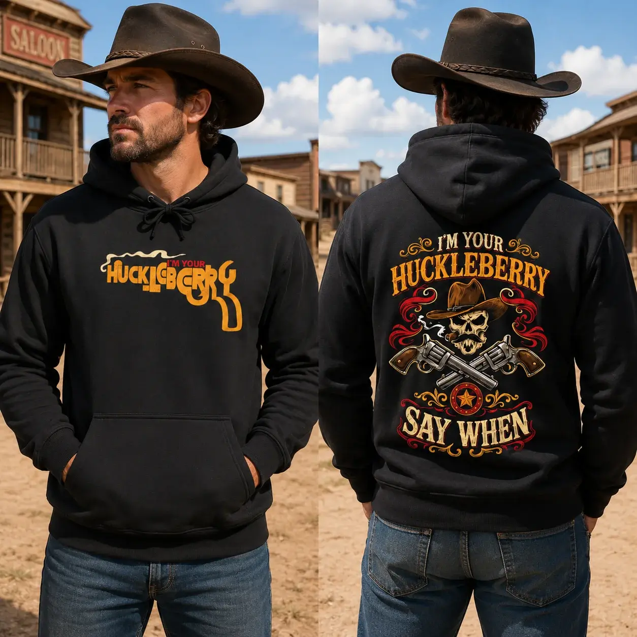 Tombstone Doc Holliday I’m Your Huckleberry Say When Shirt