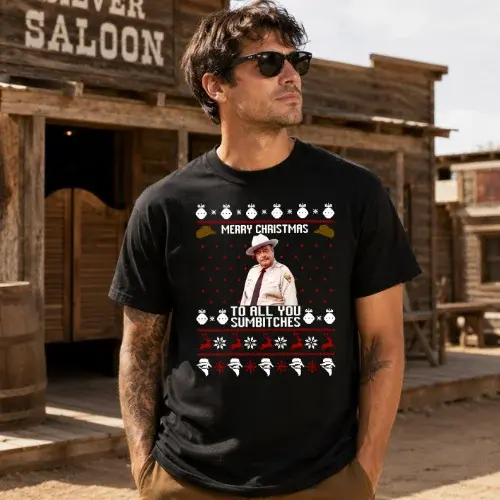 Western Merry Christmas Funny Shirt