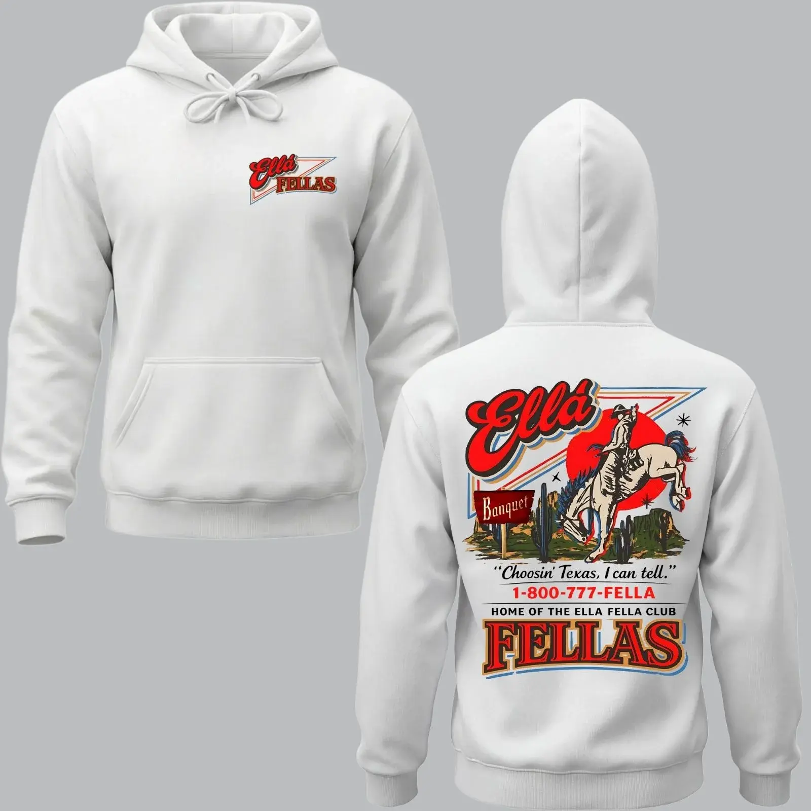 Ella Fellas Club Western Cowboy T-Shirt