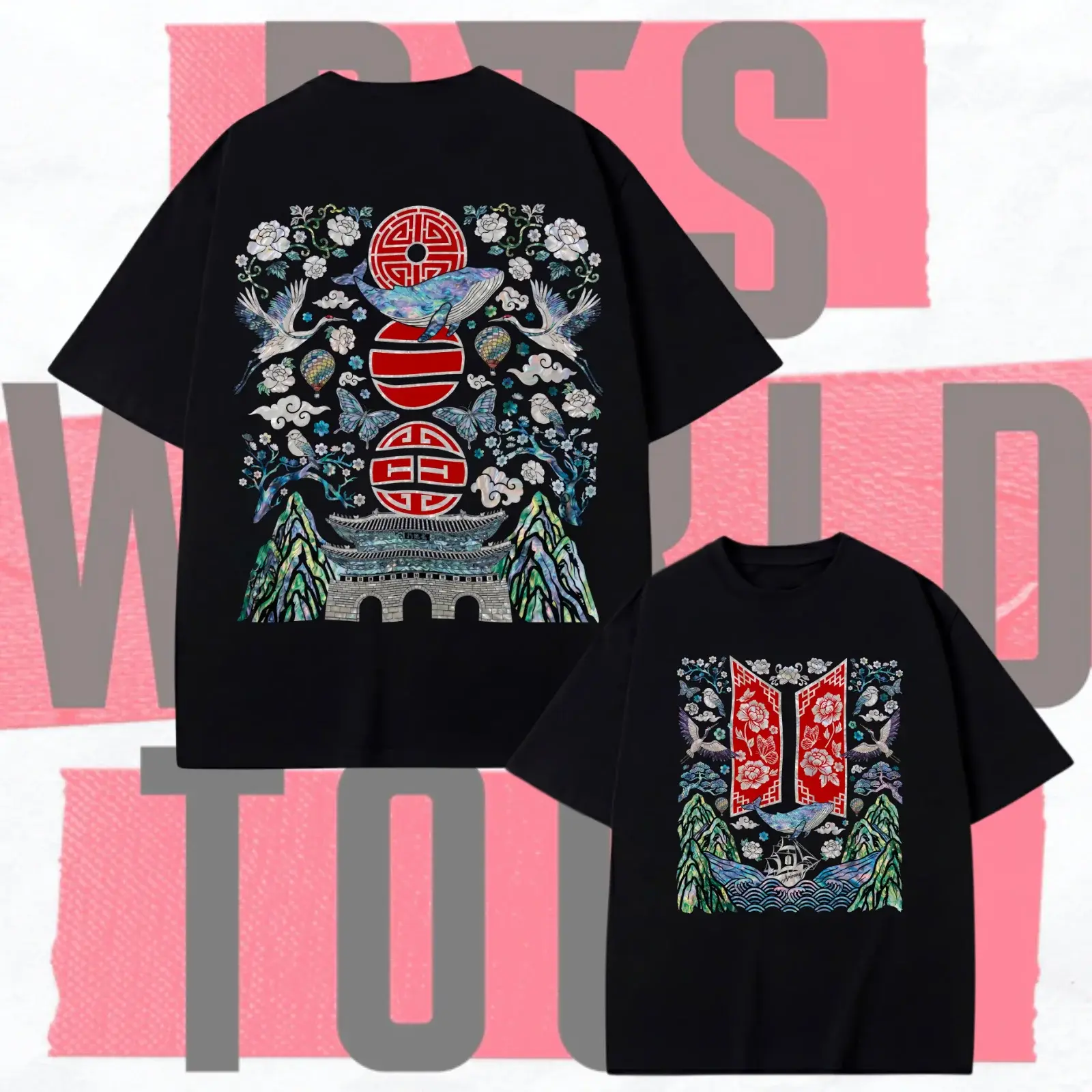 BTS Inspired World Tour Graphic T-Shirt