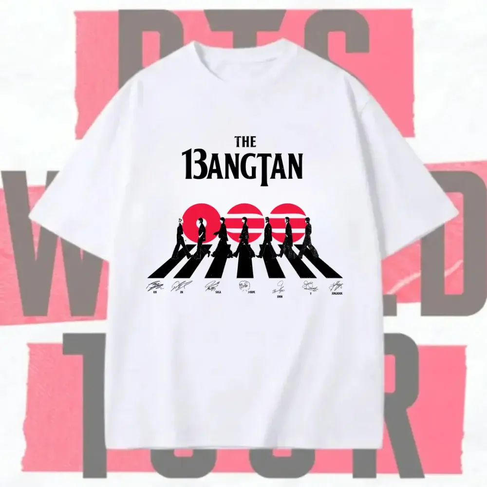 The 13Bangtan Abbey Road Style T-Shirt
