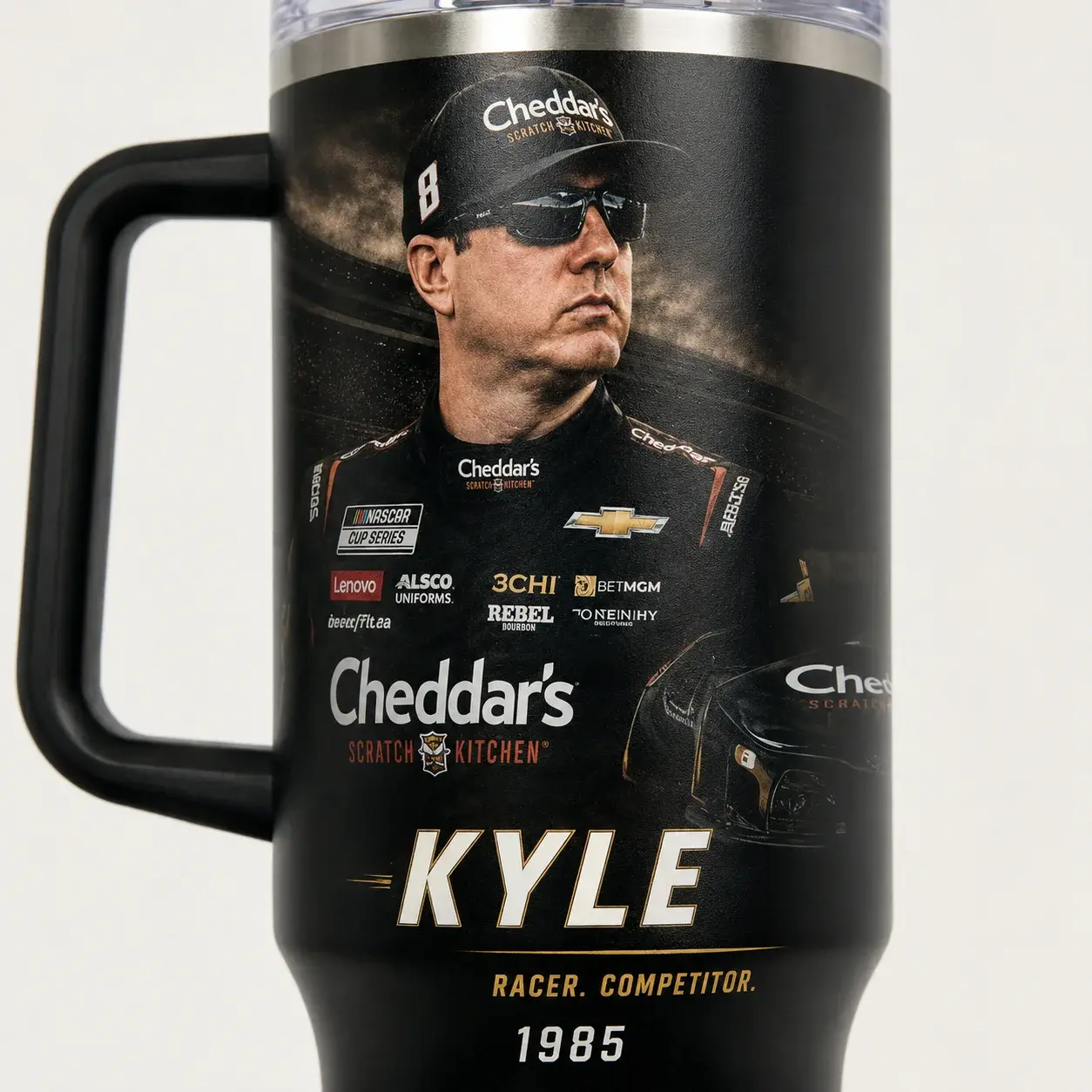 Kyle Busch Number 8 Racing Fan Tumbler