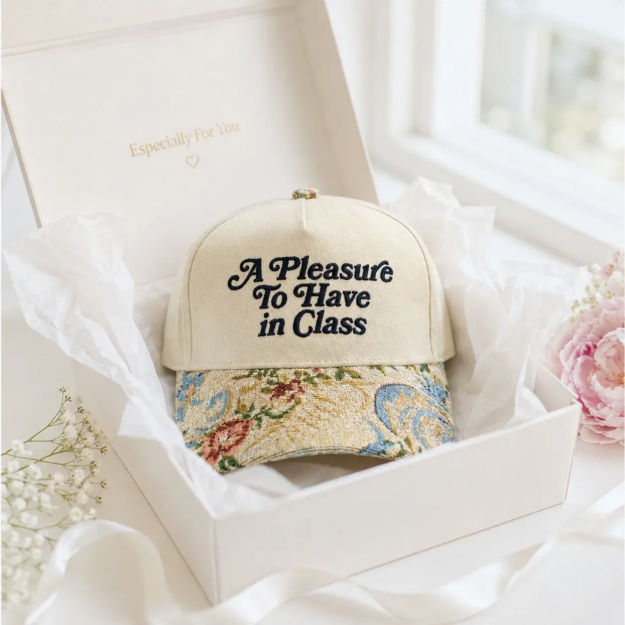 A Pleasure To Have In Class Embroidered Cap