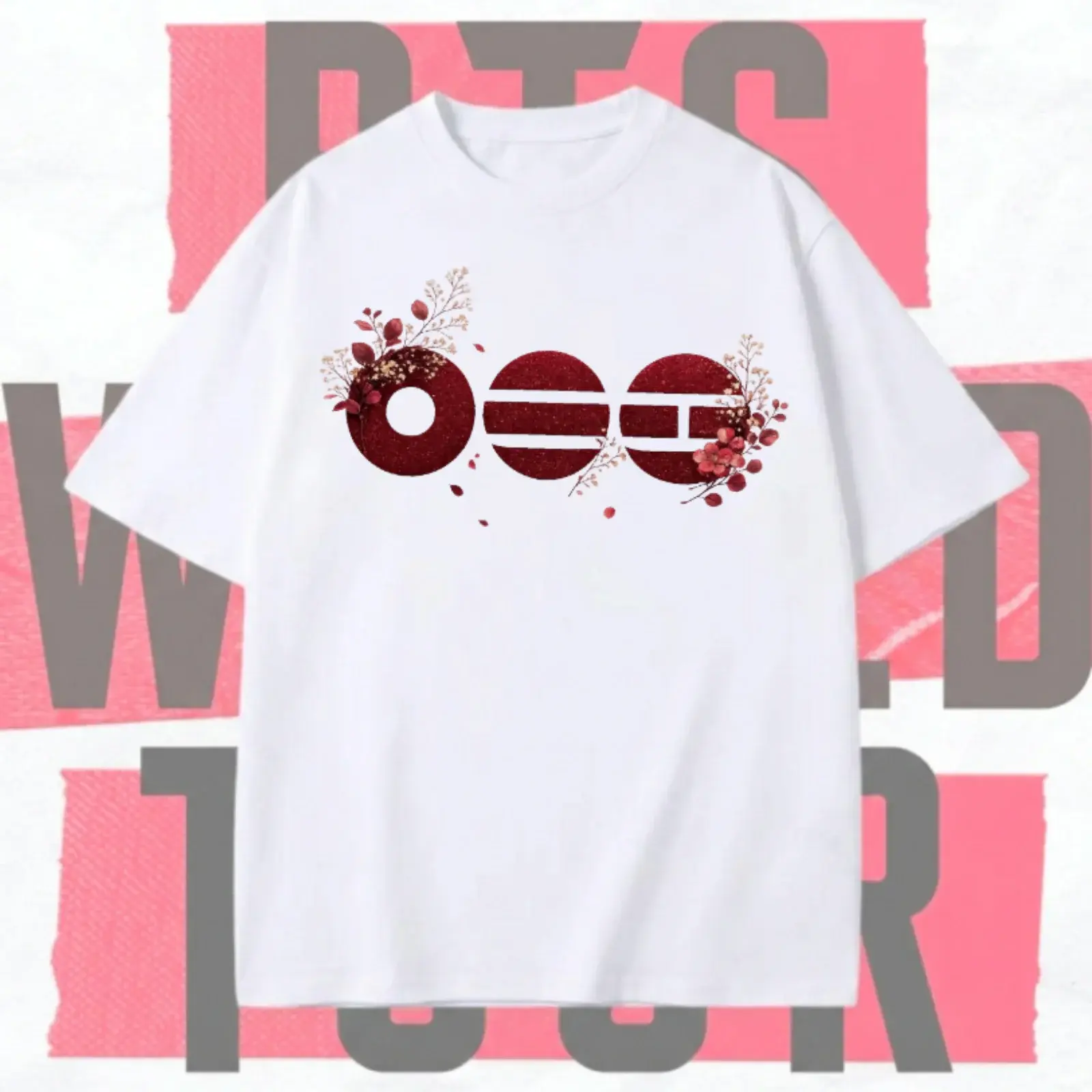 K-Pop World Tour Floral Arirang T-Shirt