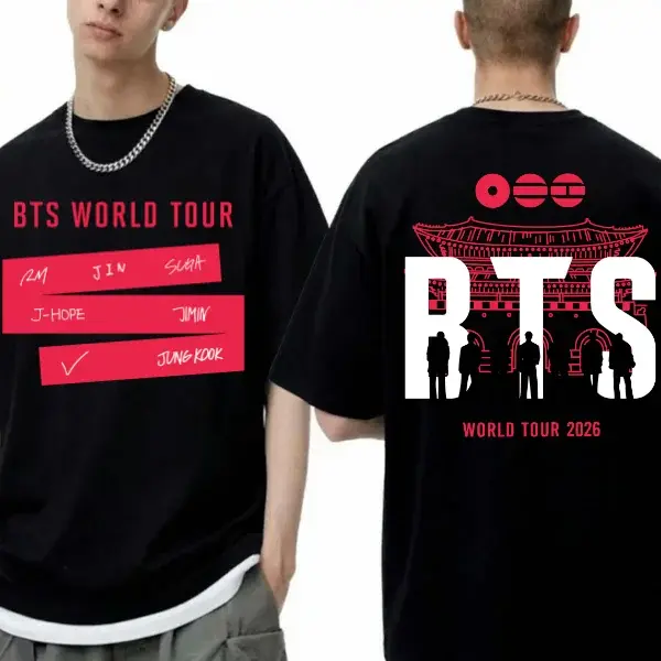 BTS World Tour 2026 Graphic T-Shirt