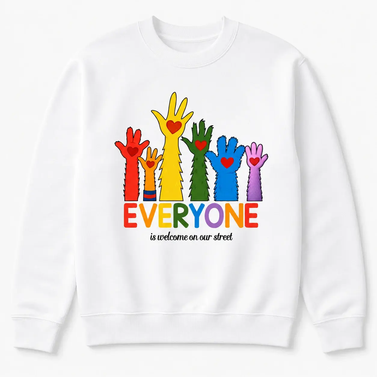 Everyone Is Welcome Rainbow T-Shirt