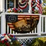 1776-2026 We The People 250 Years Bunting Semicircular Flag
